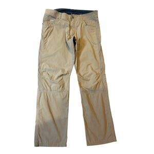 KUHL Radikl Lightweight Performance Gorpcore Knit Panel Pants Mens 36 x 32 36x32